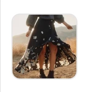 NWT Christy Dawn Floral Wrap Skirt